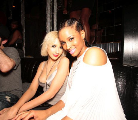 Christina Aguilera and Ciara at C Tricky Stewart pre grammy party