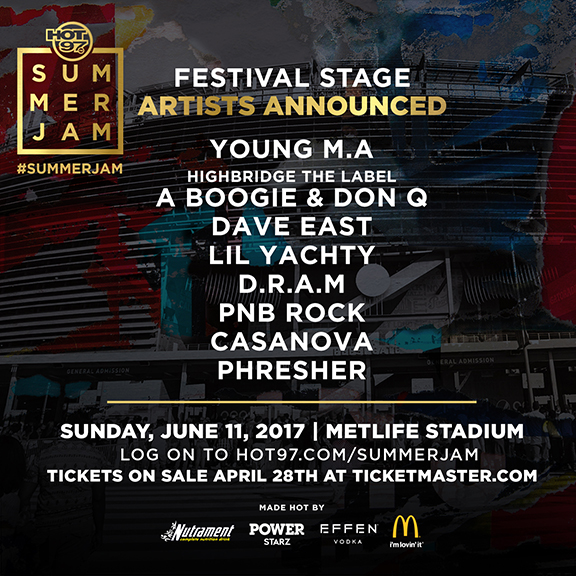 Summer Jam Festival Stage 2017