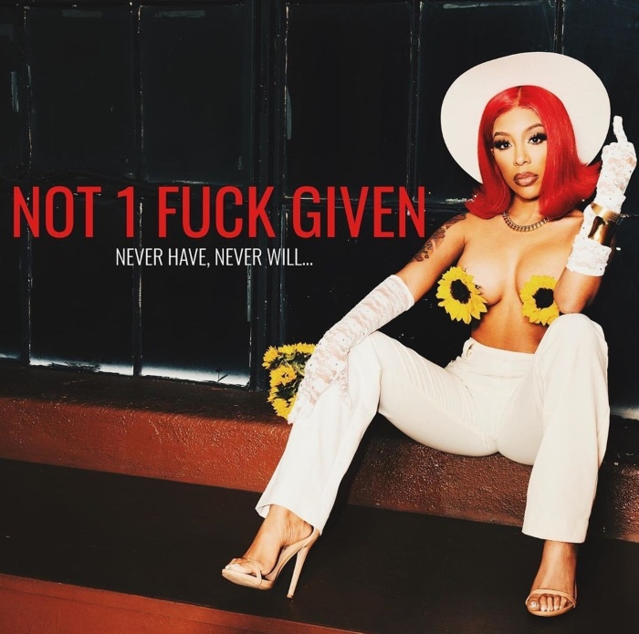 K. Michelle Not 1 Fuck Given mixtape cover art