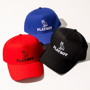 Octobers Very Own and Playboy collection hats