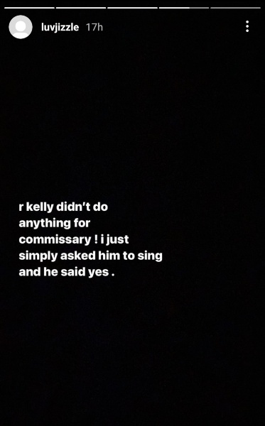 R Kelly sings Love Letter clarified