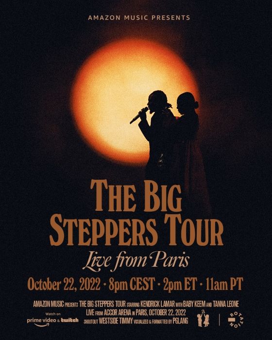 Kendrick Lamar Big Steppers Tour Livestream