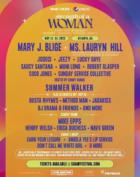 Strength of a Woman Festival 2023 line-up
