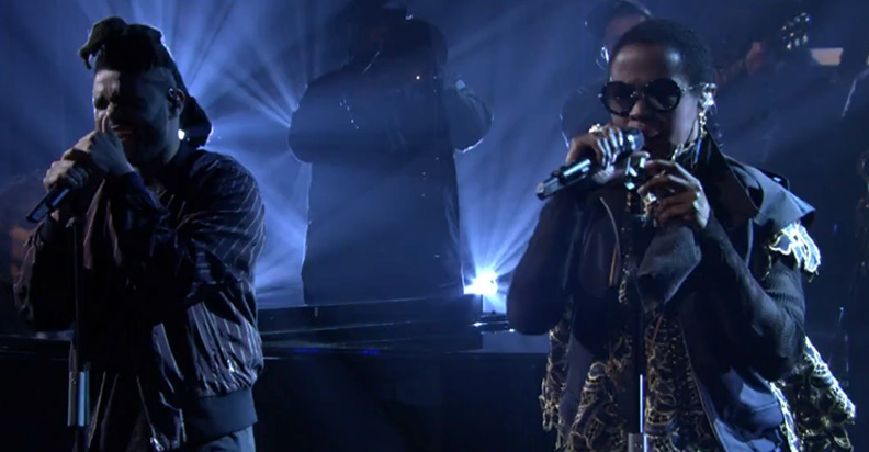 The Weeknd and Ms Lauryn Hill performance happened on Fallon latenight