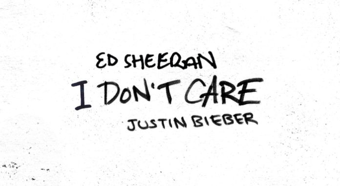 Ed Sheeran and Justin Bieber I Don't Care