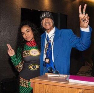 Jhene Aiko and her father Dr. Chilombo