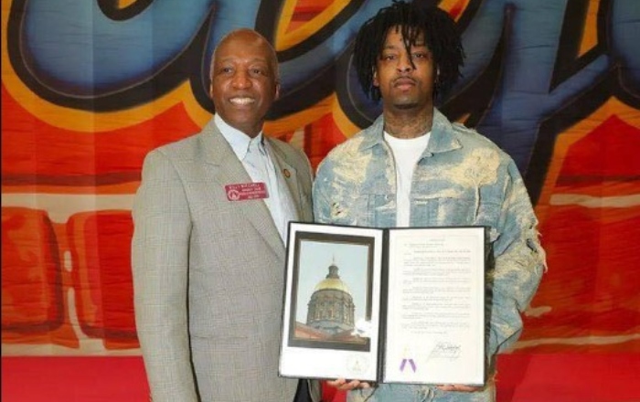London Rapper 21 Savage Honored with 21 Savage Day in Georgia