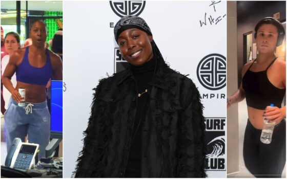 Tish Hyman viral confrontation at Golds Gym