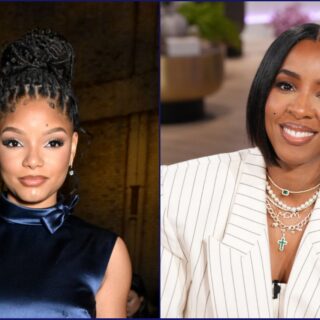 Old Money Hairstyles for Black Women inspired by Halle Bailey Kelly Rowland
