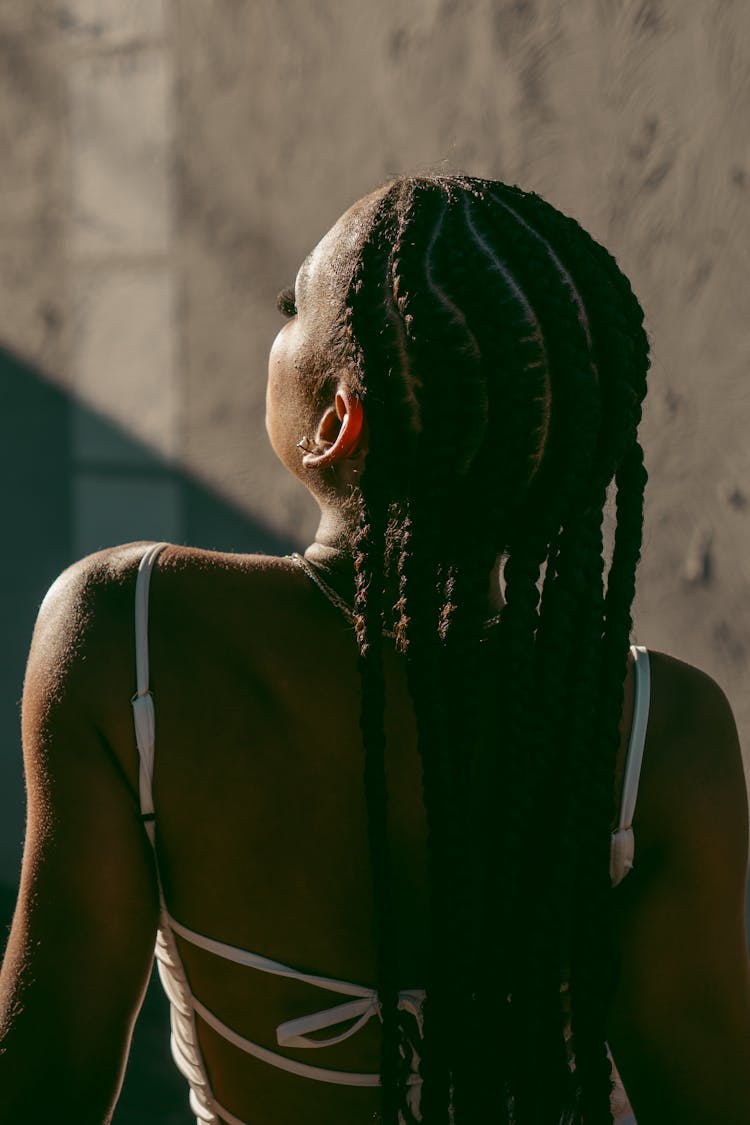 Sleek Cornrow Braids with Refined Length