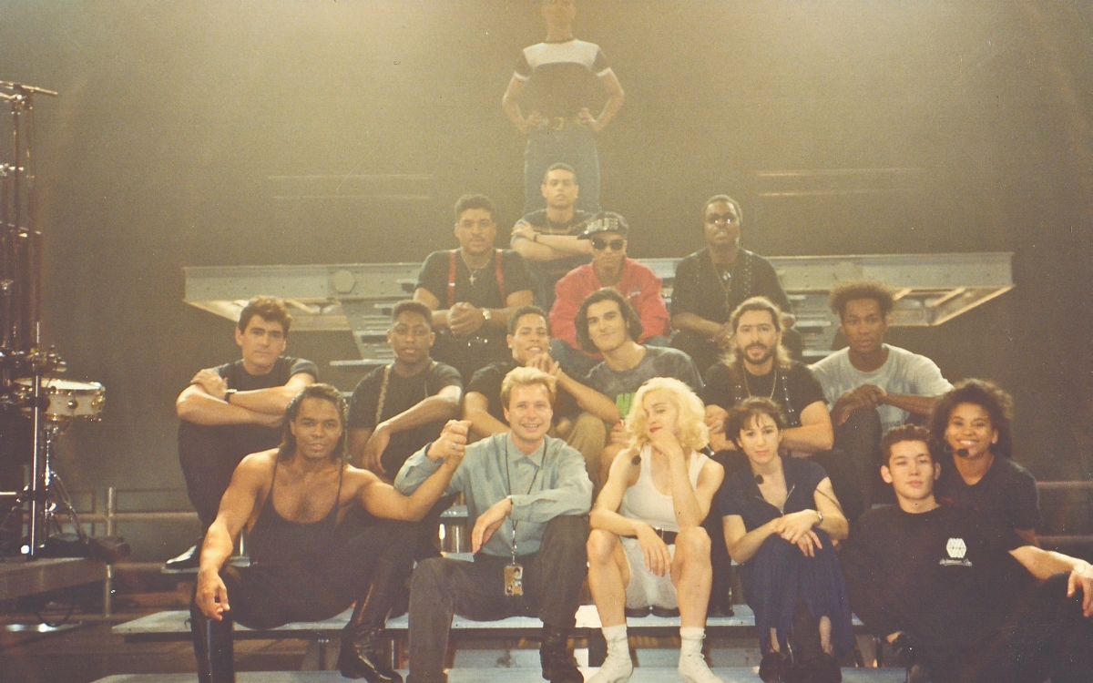 With Madoona and cast of Blond Ambition Tour (1)